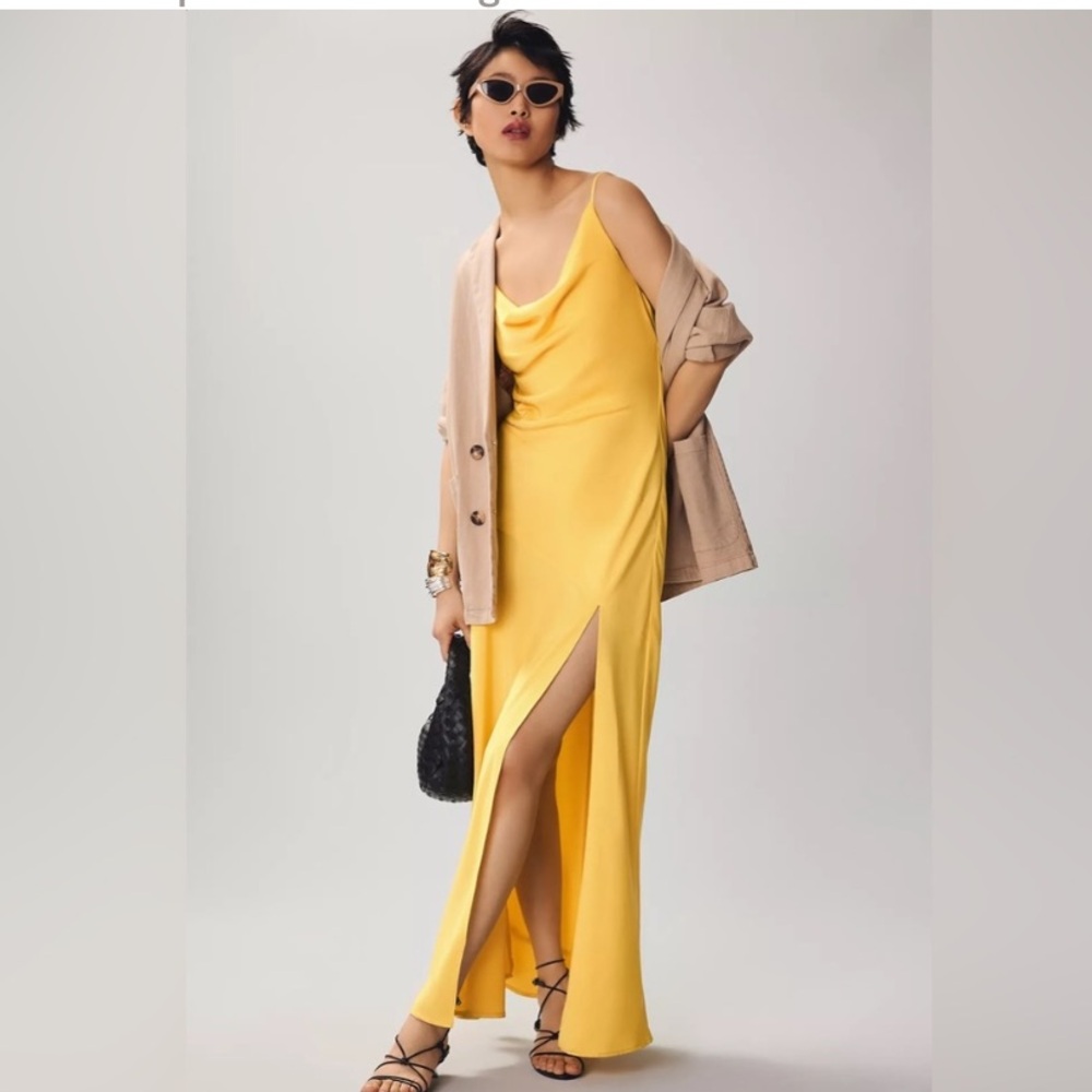 Mare Mare By Anthropologie Yellow Maxi Dress